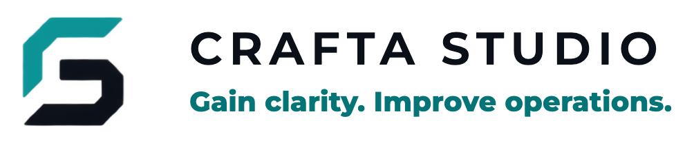 Crafta Studio — Gain clarity. Improve operations.